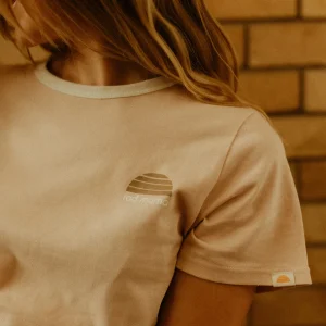 Banabae Rad Mama Mauve Ringer Tee-Women Apparel