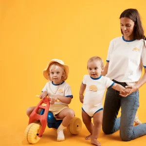 Banabae Rad Mama Primary Ringer Tee-Women Apparel