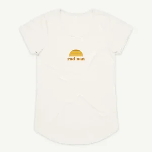 Banabae Rad Nan Scoop Neck Tee - White-Women Apparel