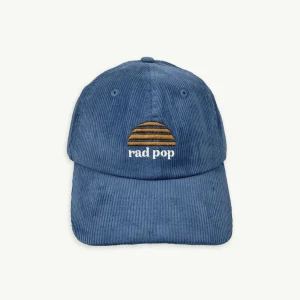 Banabae Rad Pop Cord Cap - Denim Blue- Hats, Caps And Beanies