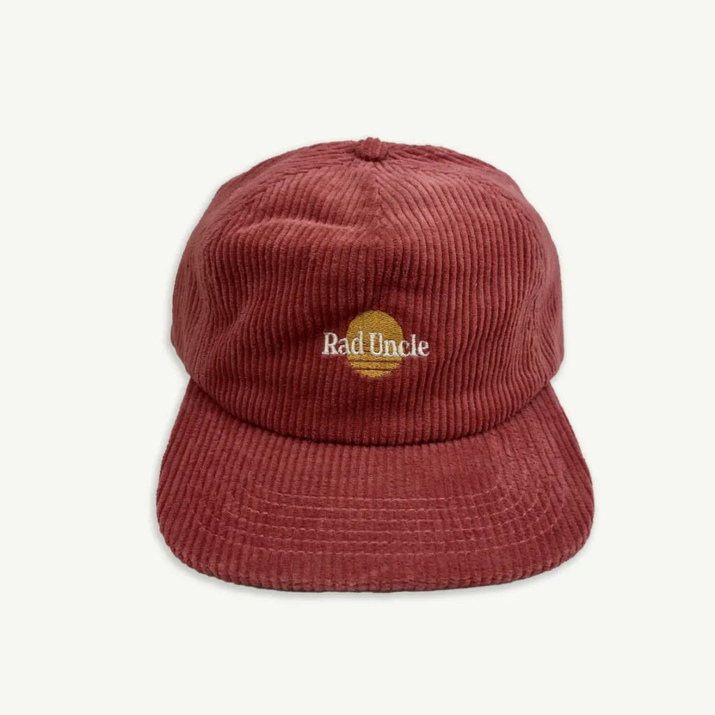 rad_uncle_cord_cap__eco_r_0.webp Banabae Rad Uncle Cord Cap - Eco Red- Hats, Caps And Beanies