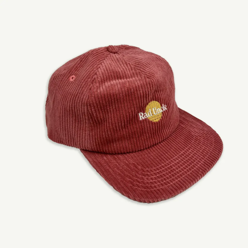 rad_uncle_cord_cap__eco_r_2.webp Banabae Rad Uncle Cord Cap - Eco Red- Hats, Caps And Beanies