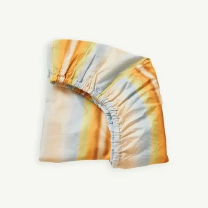 Banabae Rainbow Haze Hemp/Organic Cotton Bassinet Sheet/Changing Pad Cover- Fitted Bassinet Sheets / Change Pad Cover
