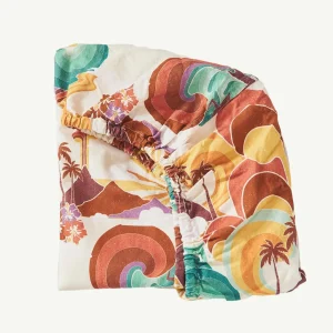 Banabae Rainbow Slider Hemp/Organic Cotton Bassinet Sheet/Changing Pad Cover- Fitted Bassinet Sheets / Change Pad Cover