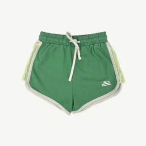 Banabae Retro Sports Shorts - Green-Kids Sibling Tees | Back To Kindy