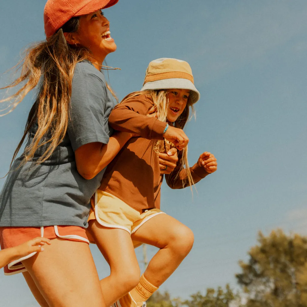 retro_sports_shorts__yell_2.webp Banabae Retro Sports Shorts - Yellow-Kids Sibling Tees | The Birthday Collection