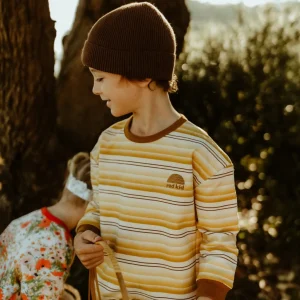 Banabae Retro Stripe Organic Cotton Jumper-Kids Back To Kindy | Apparel