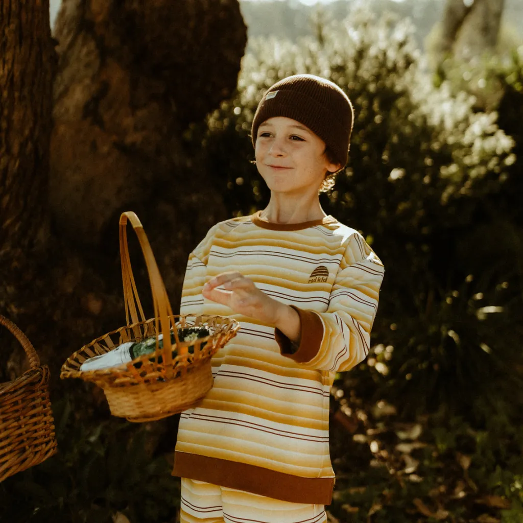 retro_stripe_organic_cott_2.webp Banabae Retro Stripe Organic Cotton Twinset-Kids Back To Kindy | Apparel