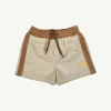 Banabae Side Stripe Cord Shorts - Ecru-Kids The Birthday Collection | Back To Kindy