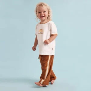 Banabae Side Stripe Organic Cotton Knit Pants - Kids-Kids Apparel | Apparel