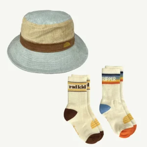 Banabae Spliced Cord Bucket Hat and Rad Kid Sock Bundle - Scout-Kids Back To Kindy | Hats, Caps And Beanies