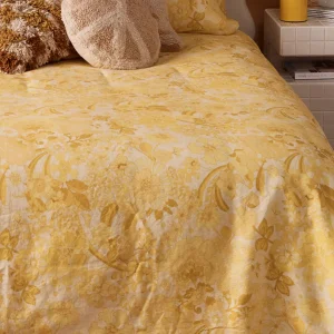 Banabae Sundaze Floral Flax Linen Quilt Cover- Adults Bedding