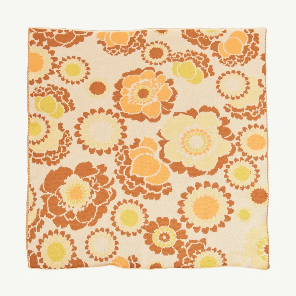 sunny_daze_floral_organic_0.webp Banabae Sunny Daze Floral Organic Cotton Blankie-Kids Kid's Bedding | Kid's Bedding