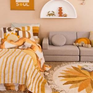 Banabae Sunrise Sunset Tufted Throw Blanket-Kids Cushions And Blankets | Adults Bedding