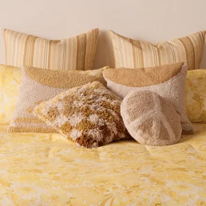 Banabae Sunset Loop Back Cushion Cover - Tan-Kids Cushions And Blankets | Adults Bedding