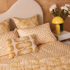 Banabae Upsy Daisy Reversible Euro Pillowcase- Adults Bedding