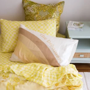 Banabae Upsy Daisy Reversible Euro Pillowcase- Adults Bedding