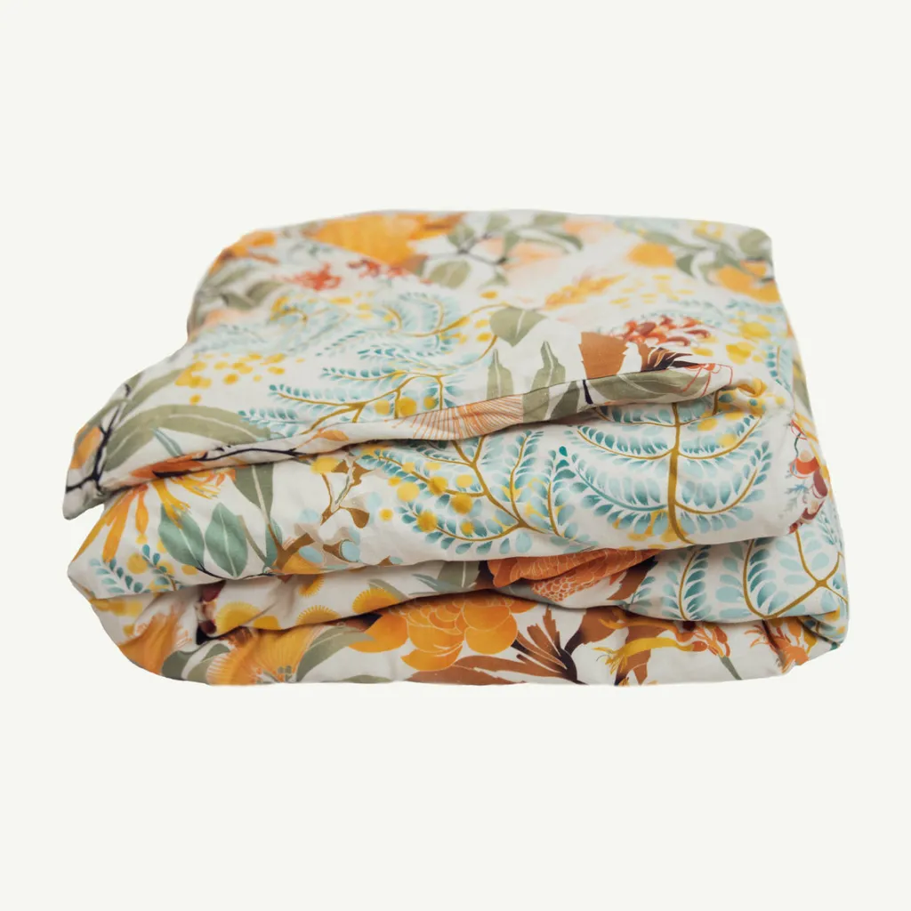 wattle_wander_quilt_cover_0.webp Banabae Wattle Wander Quilt Cover-Kids Kid's Bedding | Kid's Bedding