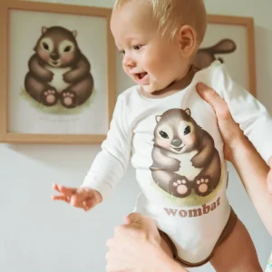 Banabae Willow Wombat Digital Art Download- Nursery Art