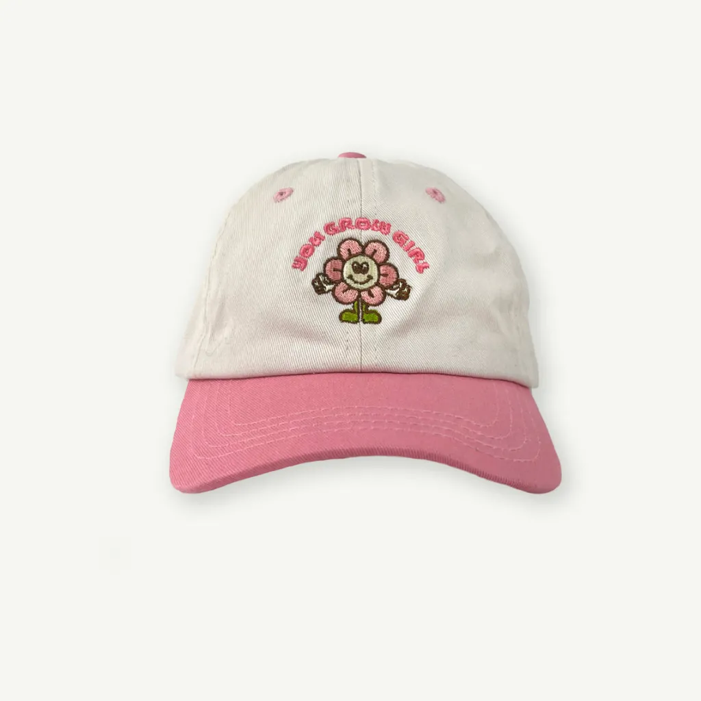 you_grow_girl_kids_cap_0.webp Banabae You Grow Girl Kids Cap-Kids Back To Kindy | Hats, Caps And Beanies